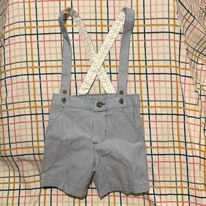 5/$20 Pinstripe Shorts with suspenders